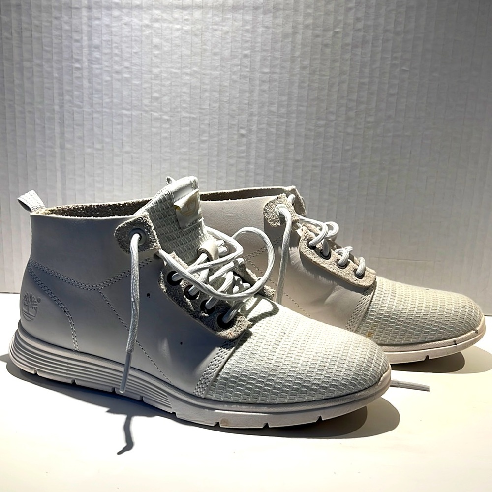 Timberland - leather- light gray